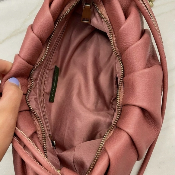 Anthropologie Crossbody Dusty Rose Pink Color - Picture 7 of 9